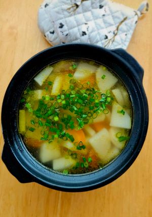Foto resep Sup Lobak Wortel Bening