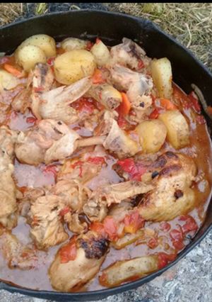 Una foto de Pollo al dísco