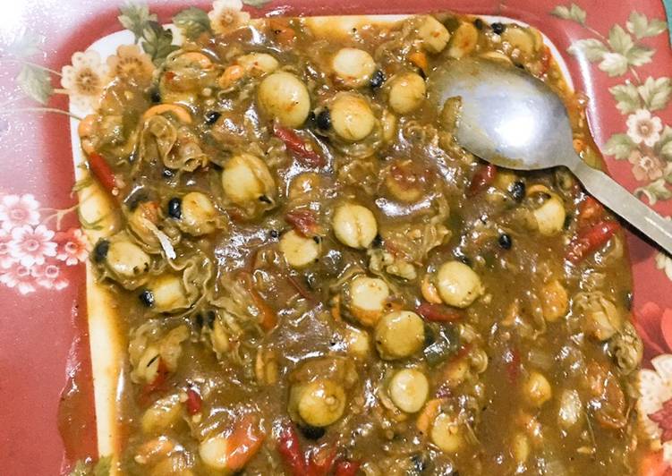 Resep Kerang Simping Saos Padang Pedas Anti Gagal