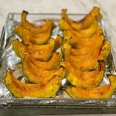 A picture of Roasted Kabocha Squash (Air Fryer or Oven).
