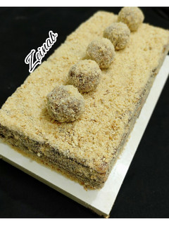 عکسی از دستور کیک یخچالی