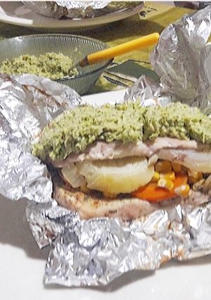 Una foto de Salsa/aderezo de brócoli 🥦