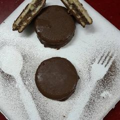 A picture of Dates coffee choco pie.