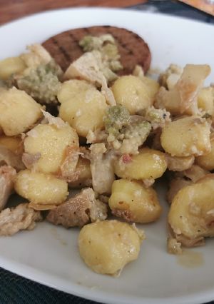 Une photo de Gnocchis et poêlée de chou romanesco