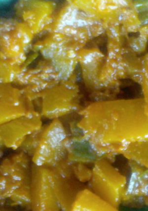 A picture of Kadu ki sabaji.