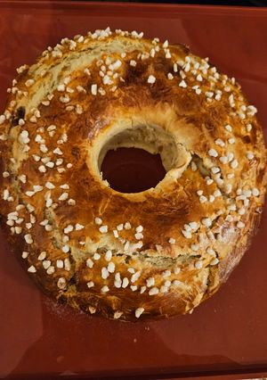 Une photo de Brioche des rois aux fruits confits et fleur d'oranger à la MAP