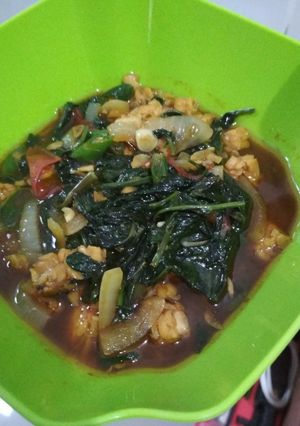Foto resep Cah Kangkung Tempe