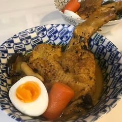 A picture of Chicken Soup Curry.