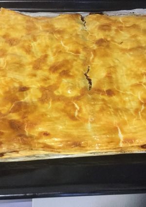 Una foto de Empanada de pollo a la BBQ