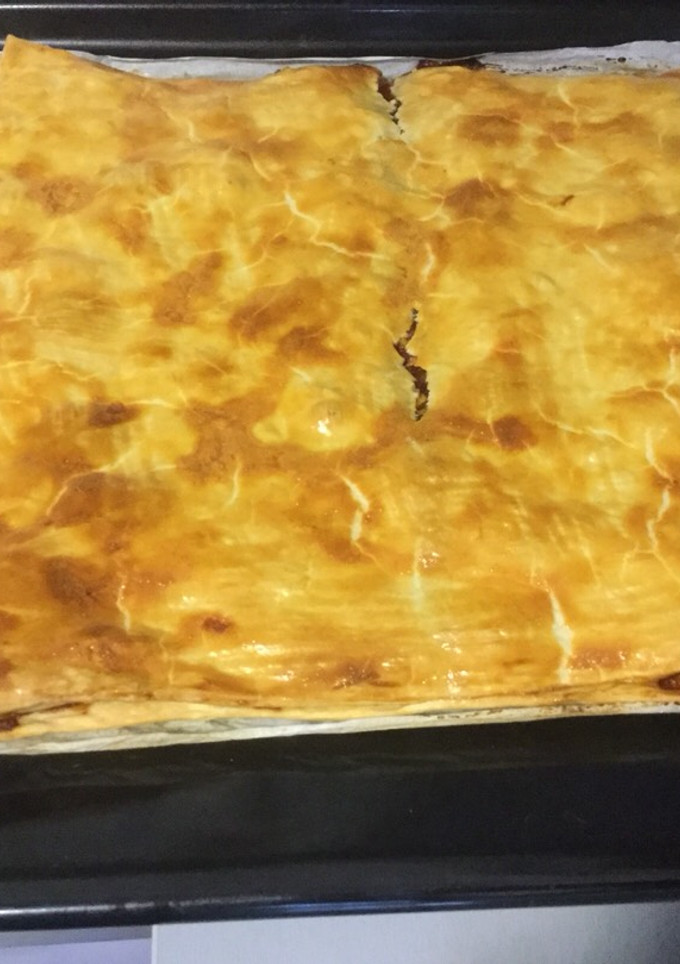 Una foto de Empanada de pollo a la BBQ