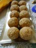 Beaten rice/Poha laddu: