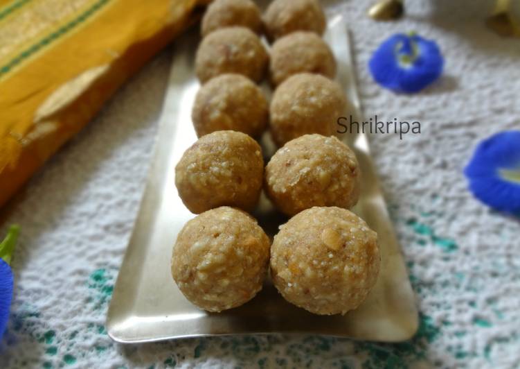 Simple Way to Prepare Super Quick Homemade Beaten rice/Poha laddu: