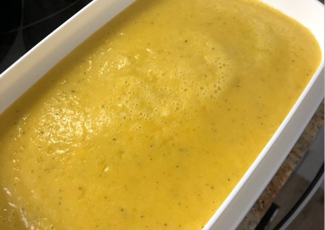 Crema de verduras light 🍆🥒