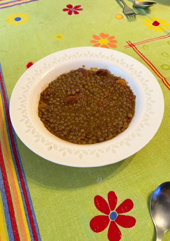 Una foto de Lentejas con chorizo