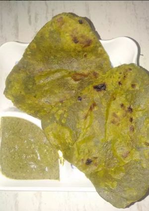 પાલક રોટી (Palak Roti Recipe In Gujarati) રેસીપી મુખ્ય ફોટો