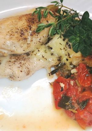 Caprese csirkemell recept fotója