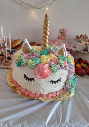 Una foto de Tarta Unicornio 🦄