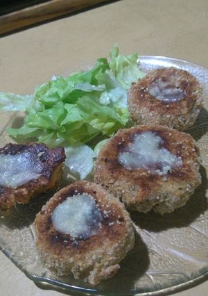 Una foto de Croquetas de sobras tres granos y Carne