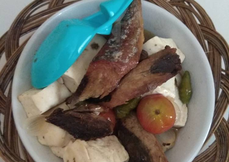 Cara Gampang Menyiapkan Ikan plus tahu kuah cuka yang sempurna