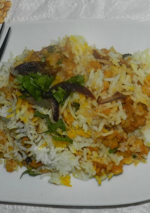 A picture of Dal Biryani.