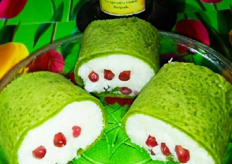 Spinach sushi