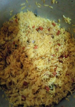 A picture of #4 weeks challenge vegetable rice.