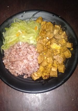 Foto resep Tempe tahu masak kecap (diet tanpa minyak)