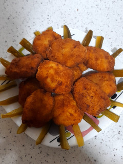 عکسی از دستور ناگت مرغ