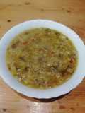 Sopa de senderuelas (setas silvestres) con estrellitas 🍄🍄