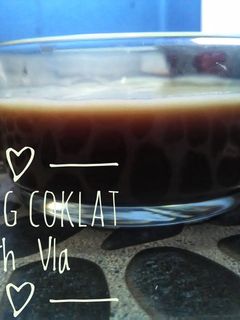 Foto resep Puding Coklat with Vla Vanila #pr_recookagarlebihjeli