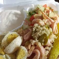 A picture of Cookies Loaded Salad.