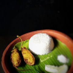 Bangali Style Kakroler Pur (Stuffed Teasel Gourd) A picture of Bangali Style Kakroler Pur (Stuffed Teasel Gourd).