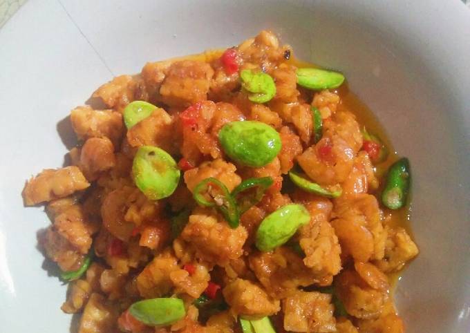 Sambal Goreng Tempe Udang dan Pete