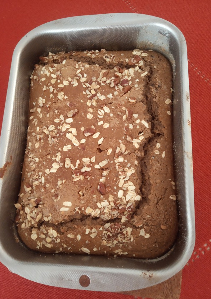 Una foto de Panqué integral de chocolate
