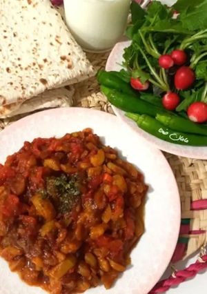 عکسی از دستور قورمه کدو سبز