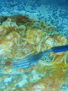Una foto de Fideos con Tuco De Pollo