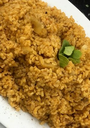 صورة لوصفة برغل بالبندورة