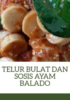 Foto resep Telur bulat dan sosis ayam balado