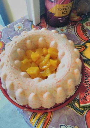 Una foto de Gelatina de zanahoria