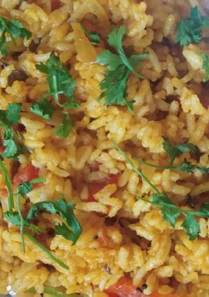 A picture of Tomato rice.