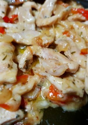 Una foto de Fajitas de pollo