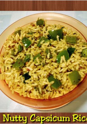 A picture of Nutty Capsicum Rice.