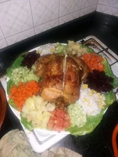 صورة لوصفة دجاجة محمرة