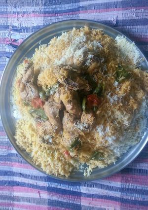 صورة لوصفة مدفون دجاج بطنجره الضغط