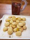 Dandelion Shortbread Cookies