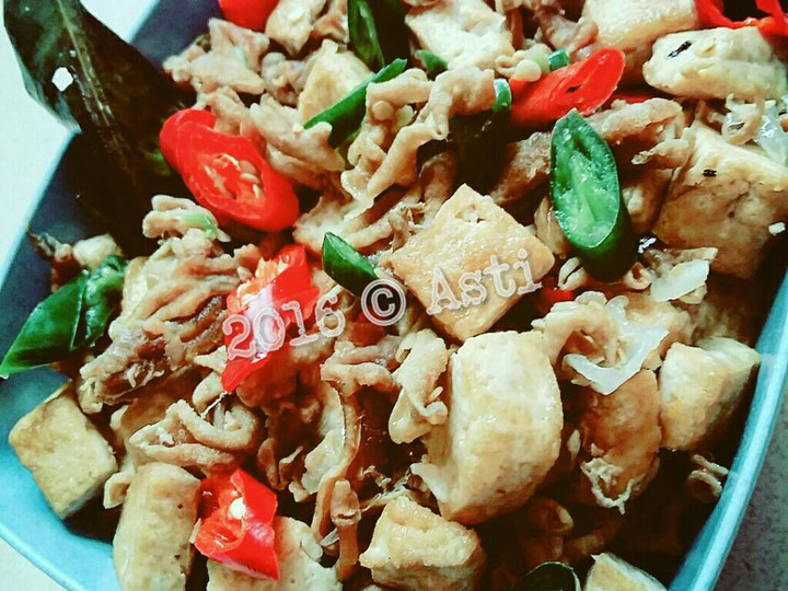 Resep Usus ayam tumis (simple) yang Enak Banget