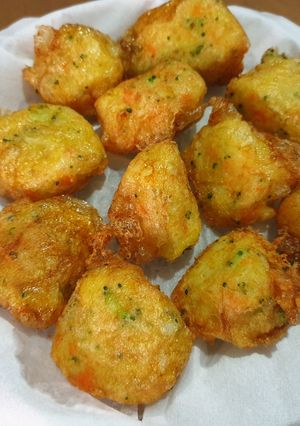 Foto resep Perkedel kentang + salmon + brokoli, mpasi 14m+