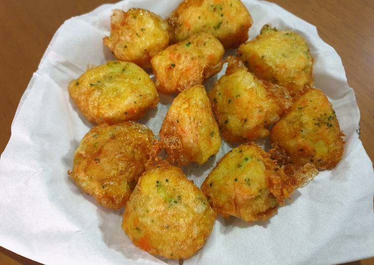 Resep Perkedel kentang + salmon + brokoli, mpasi 14m+ Anti Gagal
