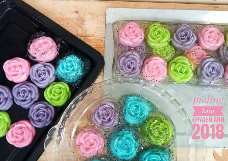 Resep Puding kaca mawar #rabubaru Anti Gagal