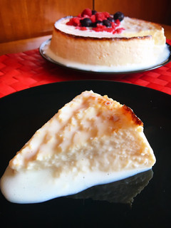 Una foto de Flan de leche condensada saludable